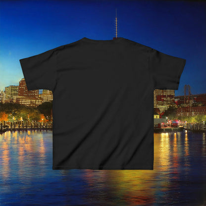 Boston Hockey Bear Kids Tee