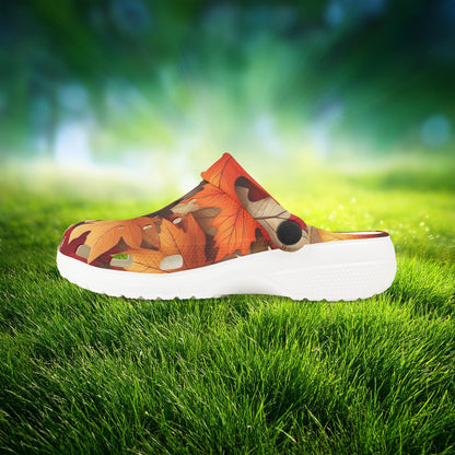 Autumn Leaves Kid's Foam Clogs