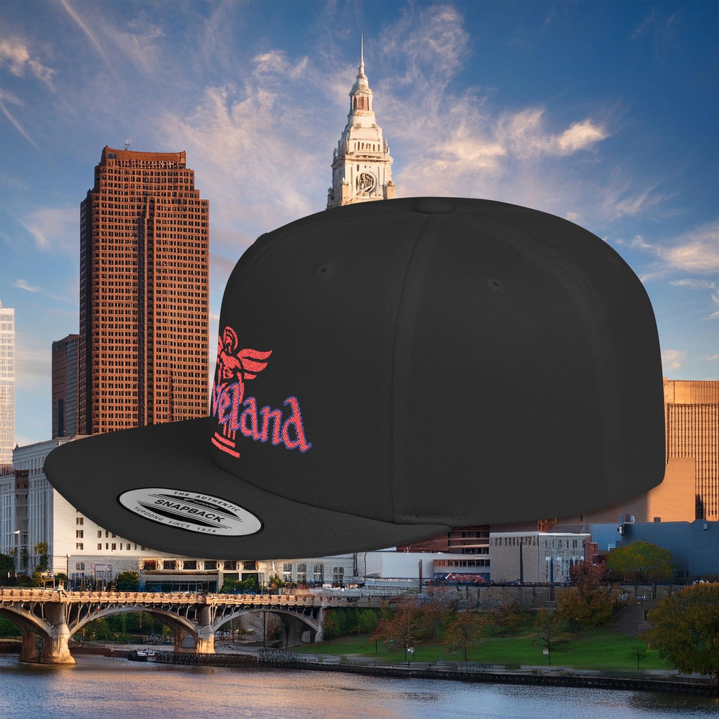 Cleveland Red Guardian Flat Bill Snapback