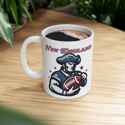 New England Football Ceramic Mug (11oz/15oz)