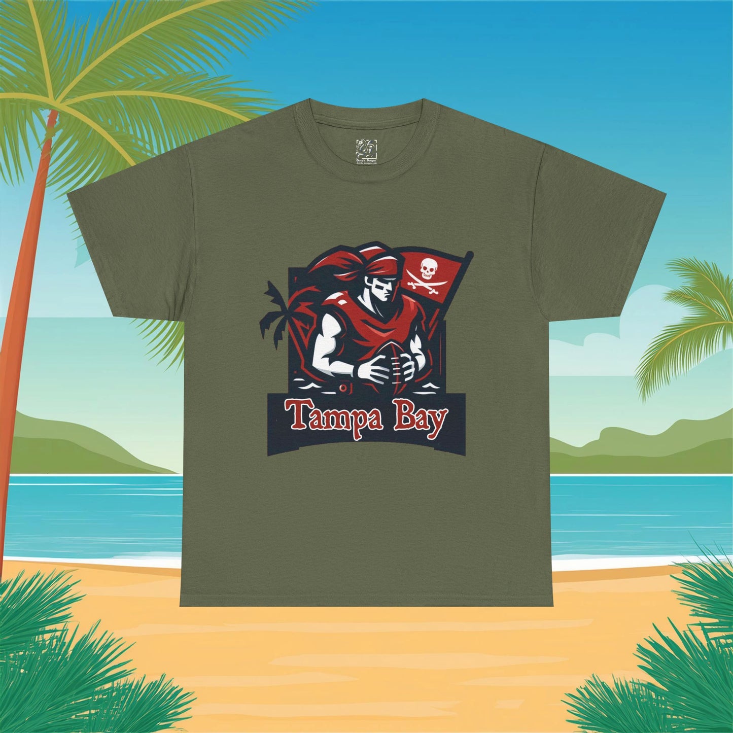 Tampa Bay Football Player Tee