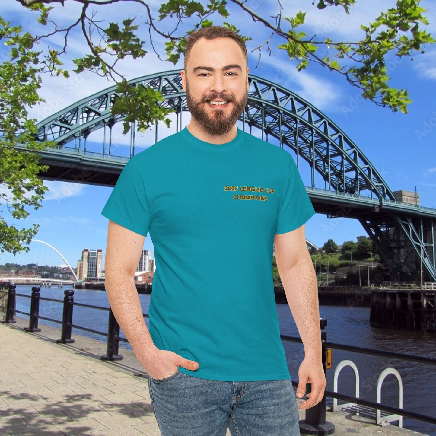Newcastle Cup Champions Crest Tee