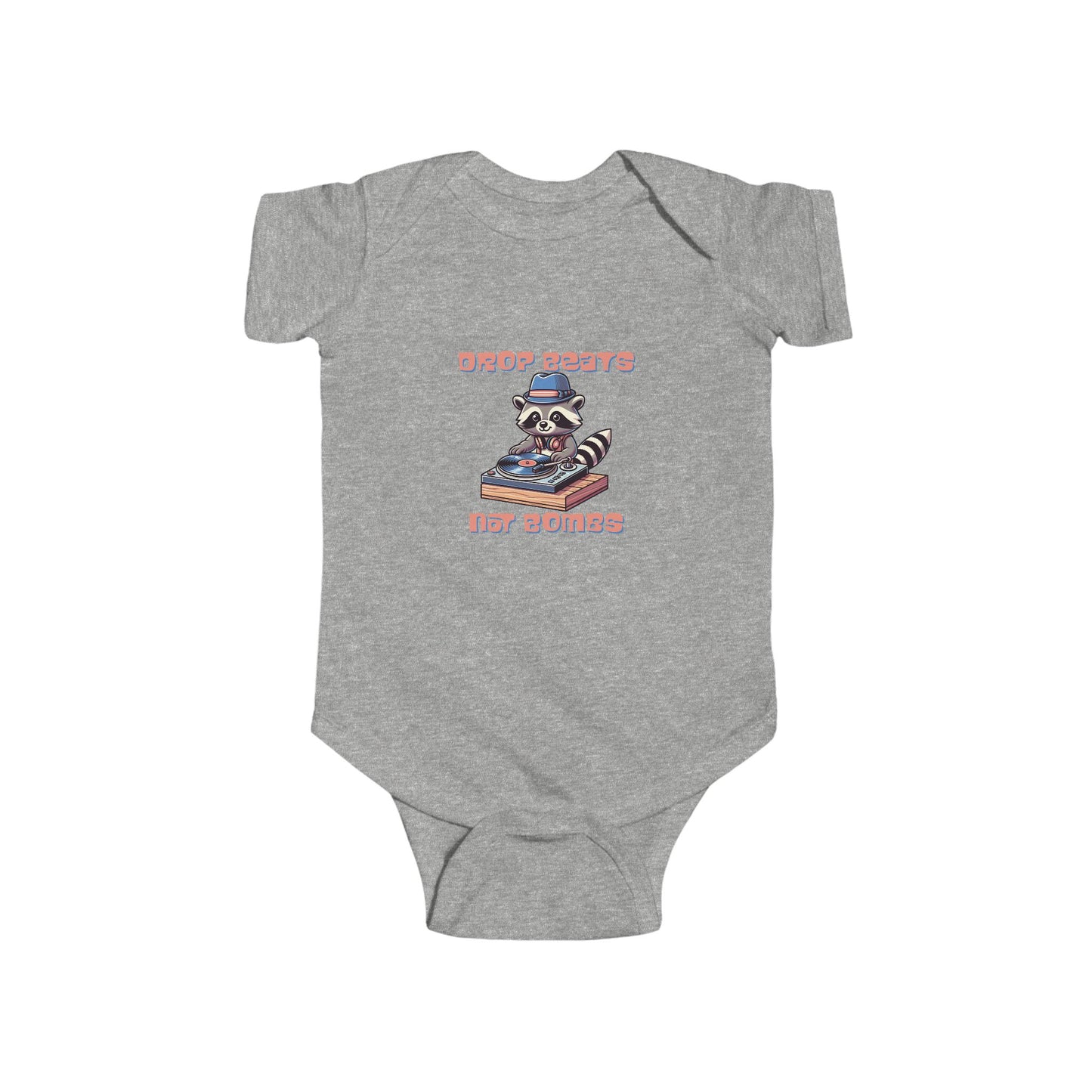 "Beats Not Bombs" Peace Infant Bodysuit