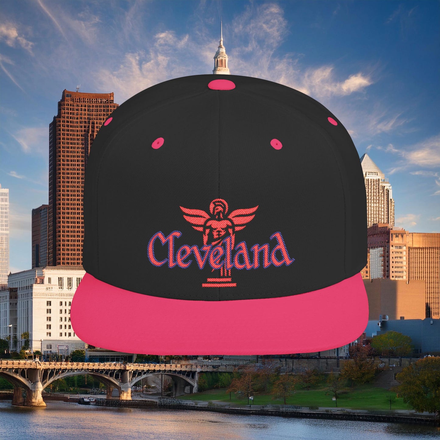 Cleveland Red Guardian Flat Bill Snapback