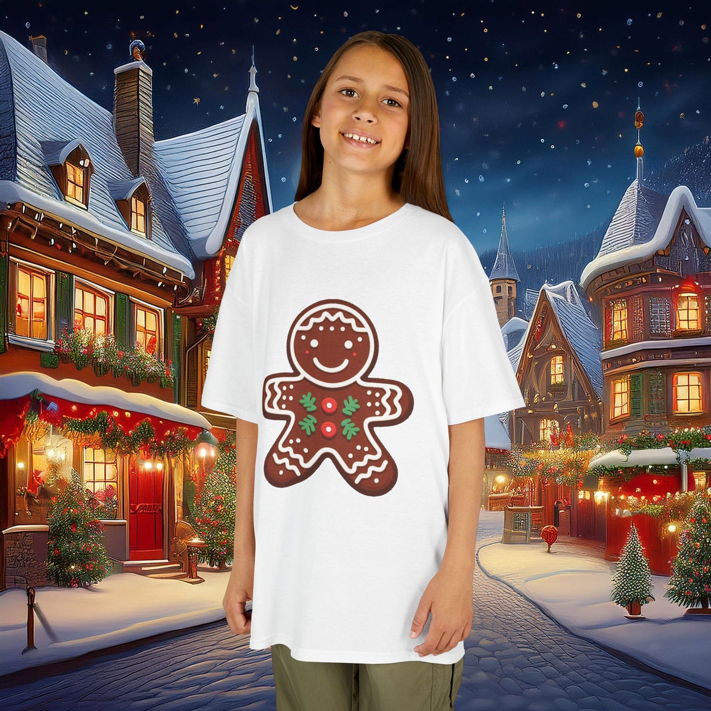 Gingerbread Man Kids Tee