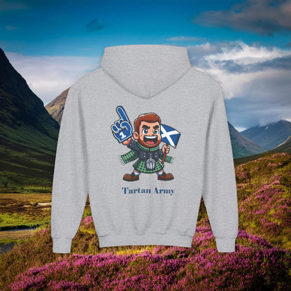 Scotland Tartan Army Youth Hoodie