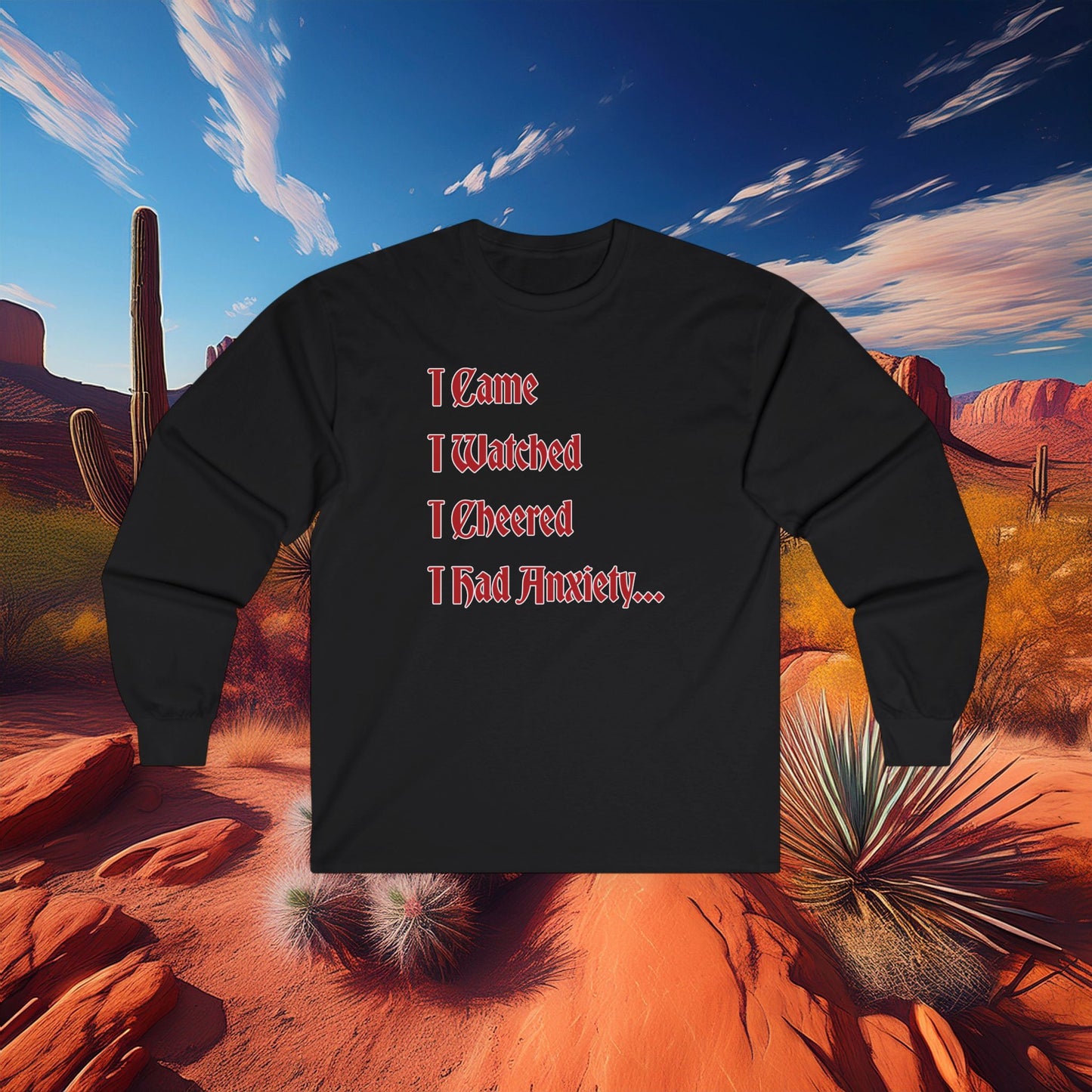 PHX Reds "Never Leave A Wrexham Match" Long Sleeve Tee