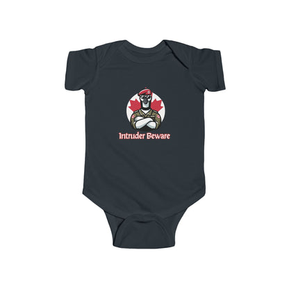 Canadian Goose "Intruder Beware" Infant Bodysuit
