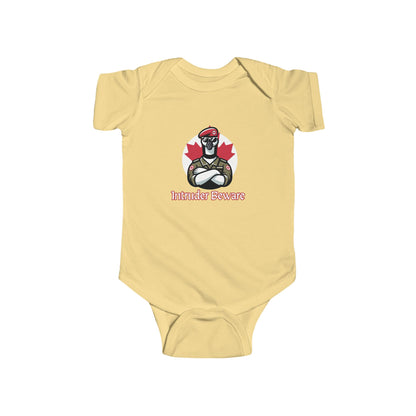Canadian Goose "Intruder Beware" Infant Bodysuit