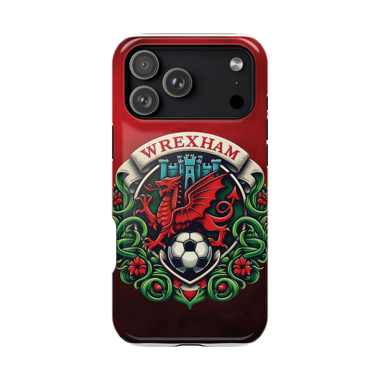 Wrexham Crest Impact-Resistant Cases