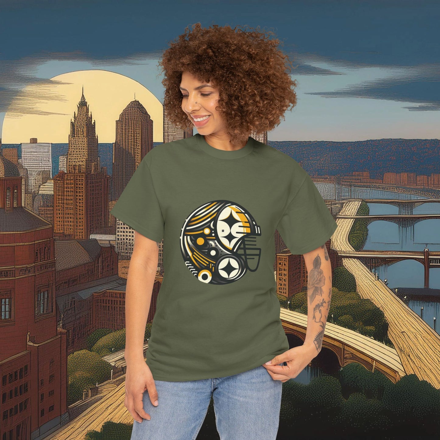 Pittsburgh Football Crest Tee