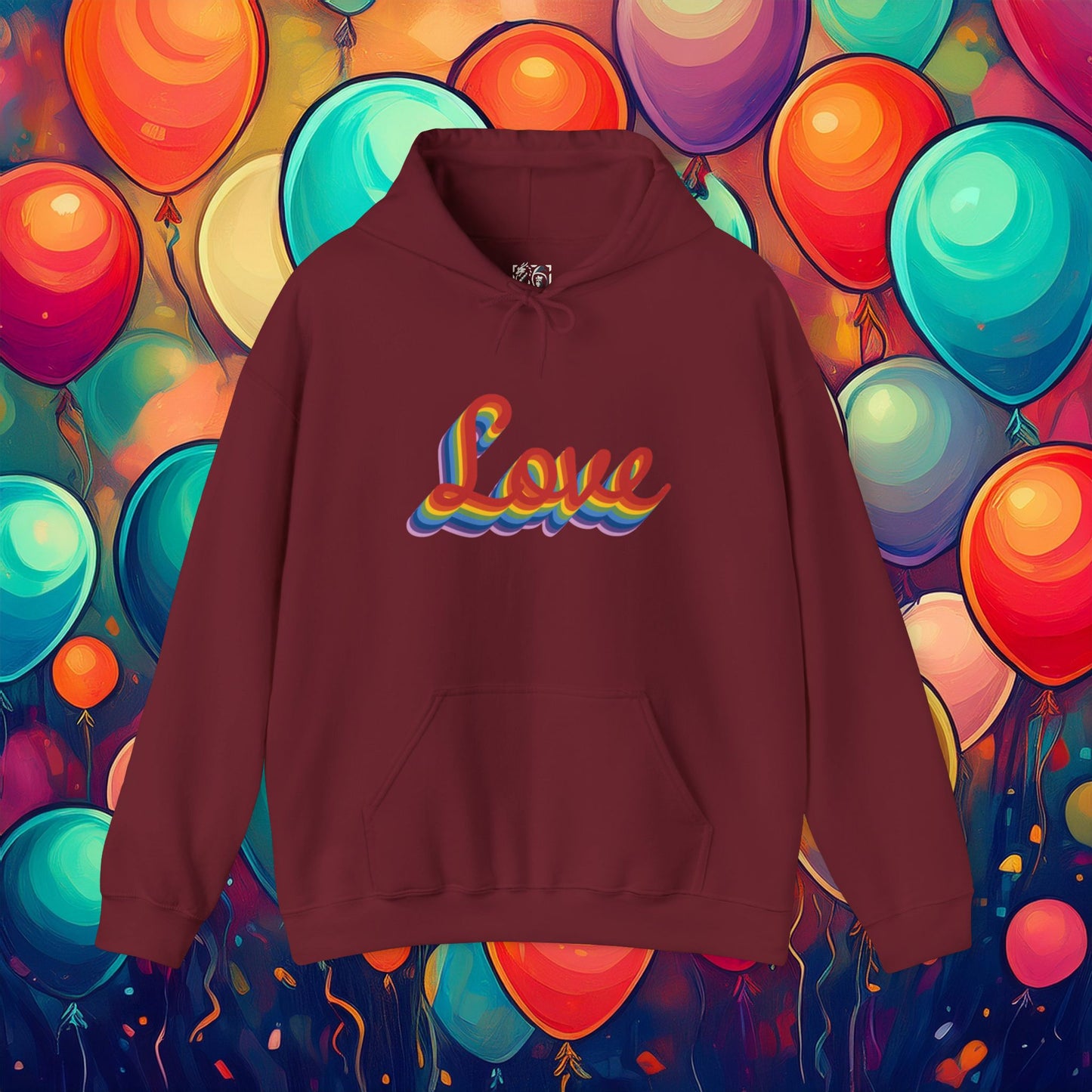 Rainbow Love Unisex Hoodie