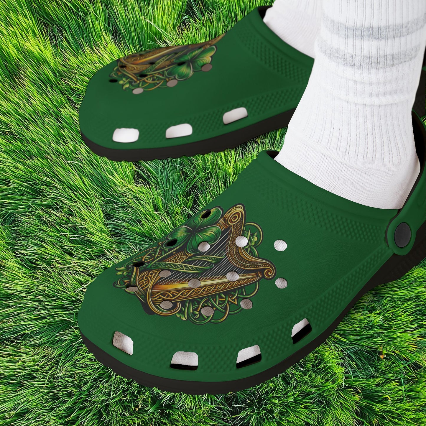 Irish Harp Foam Clogs