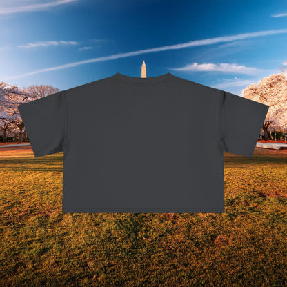 Psychedelic Wizard's Player Women's Crop Tee