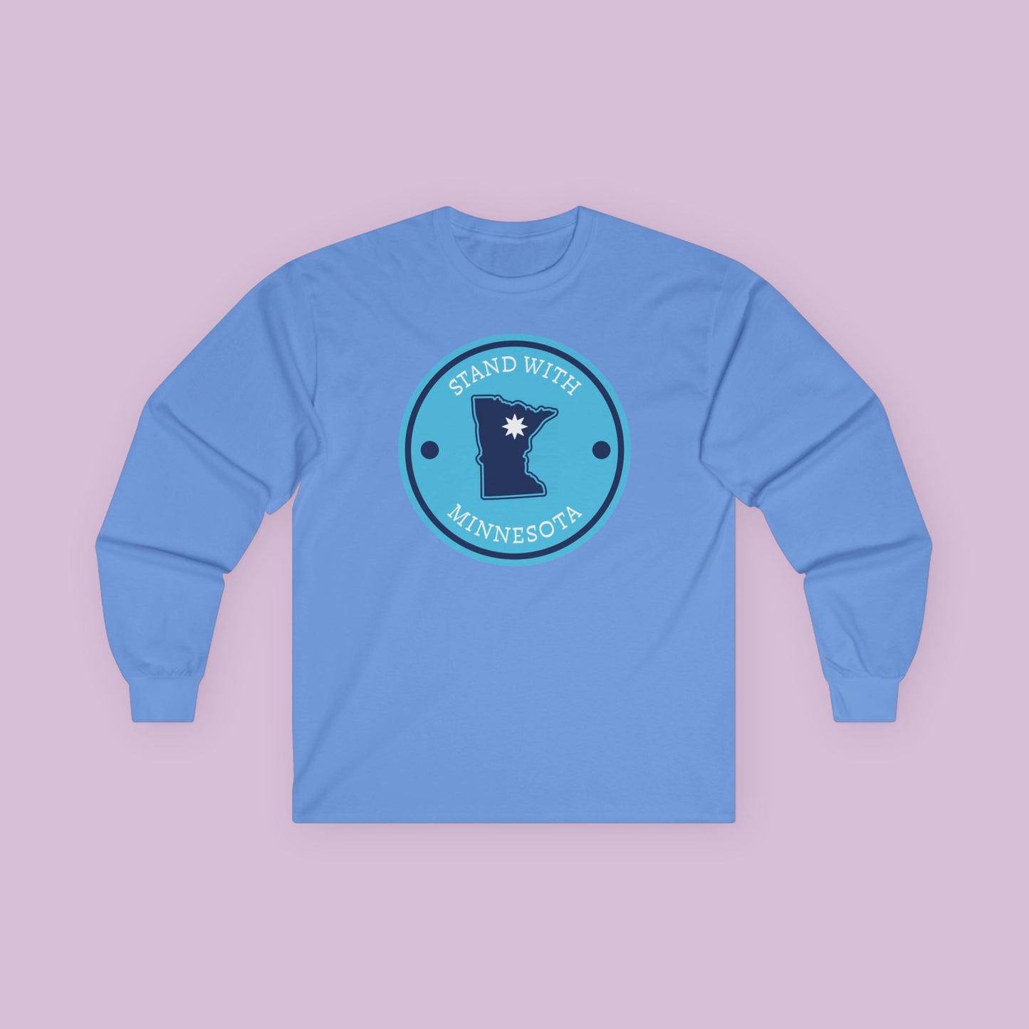 Stand With Minnesota Logo Long Sleeve Tee