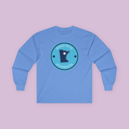Stand With Minnesota Logo Long Sleeve Tee