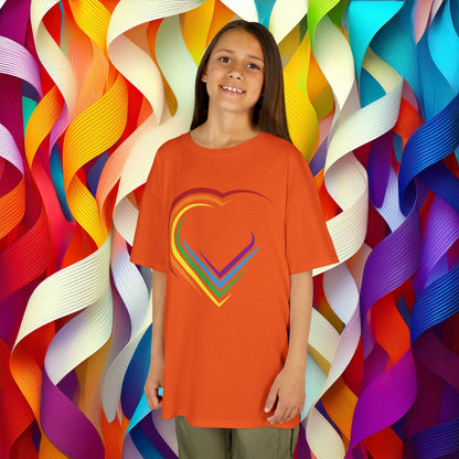 Rainbow Heart Kids Tee