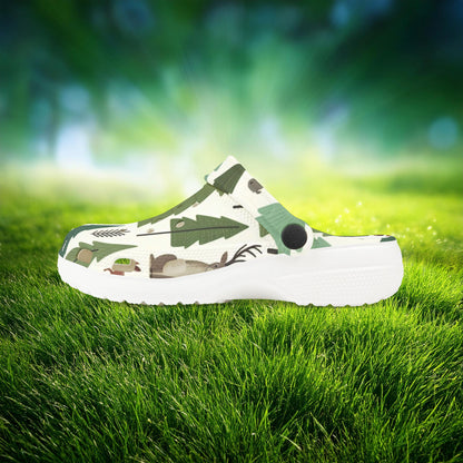 Forest Pattern Kid's Foam Clogs