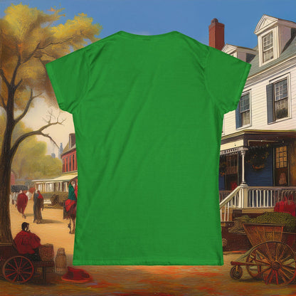 Revolutionary Red Dragons Logo Women's Softstyle Tee