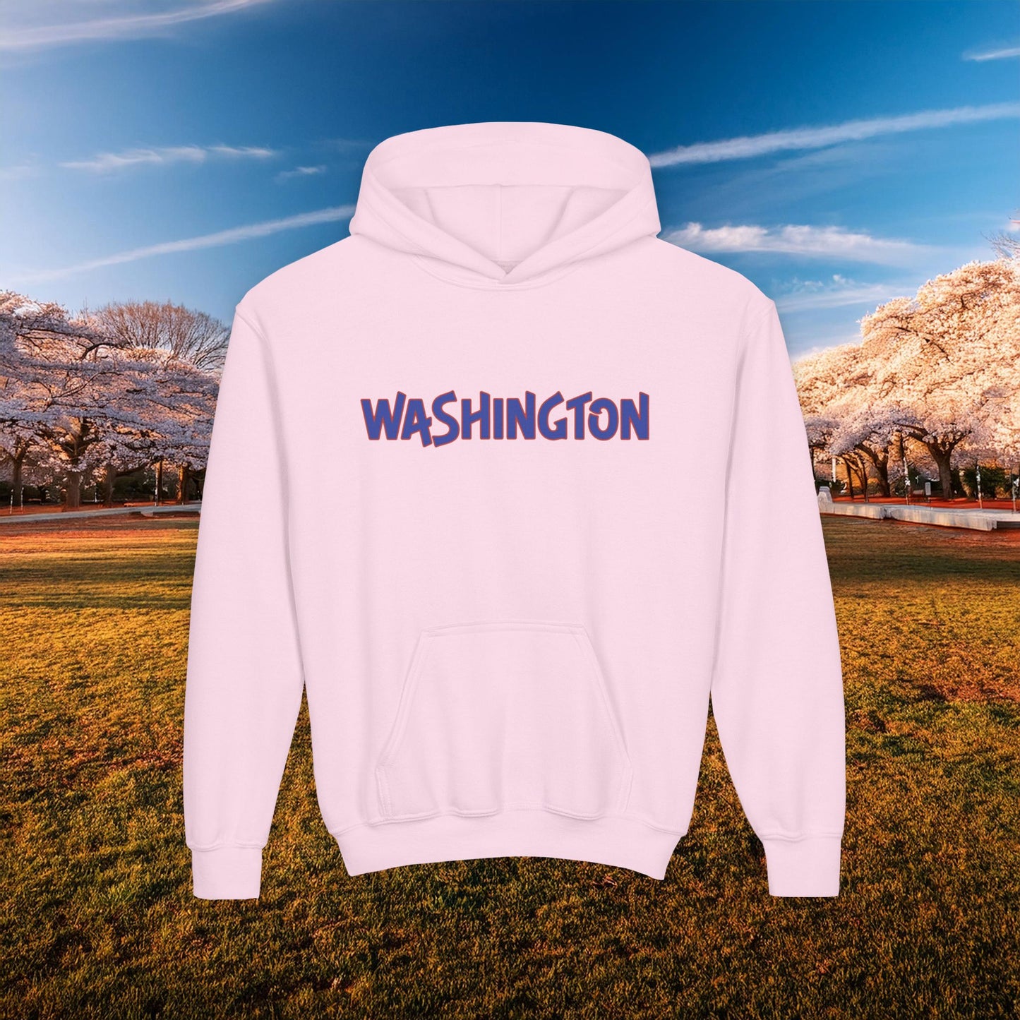 Washington Spirit Red/Blue Design Youth Hoodie