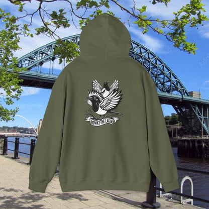 Newcastle United Howay The Lasses B&W (Twin Mags) Hoodie