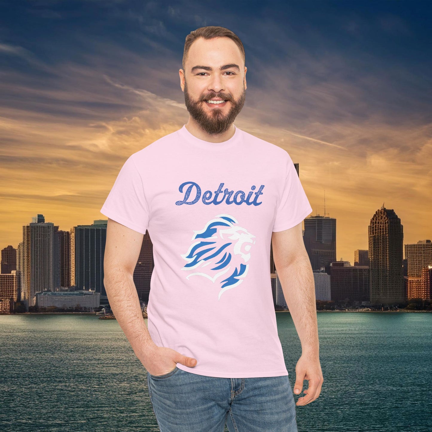 Detroit Football Crest Tee