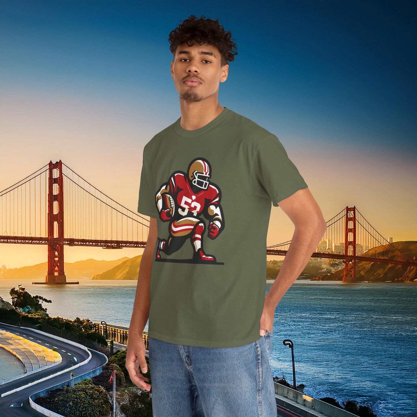 San Francisco Football Player Tee