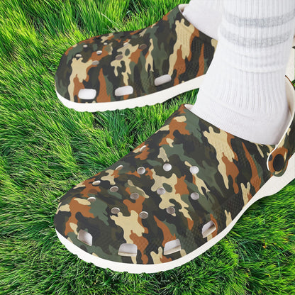 Camouflage Foam Clogs