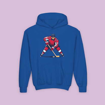 Washington Hockey Player Youth Hoodie