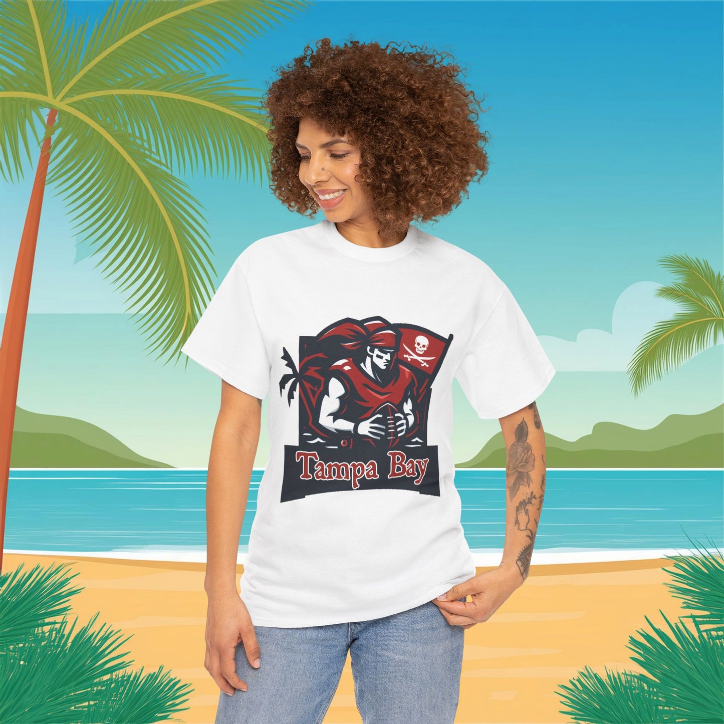 Tampa Bay Football Player Tee