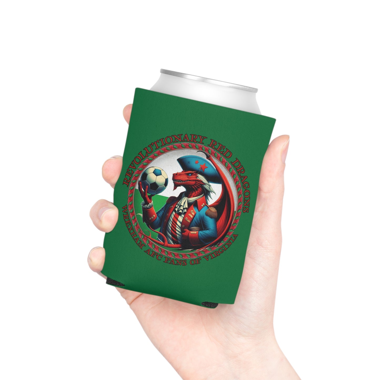 Revolutionary Red Dragons Crest Can Cooler