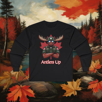 Canadian Moose "Antlers Up" Long Sleeve Tee