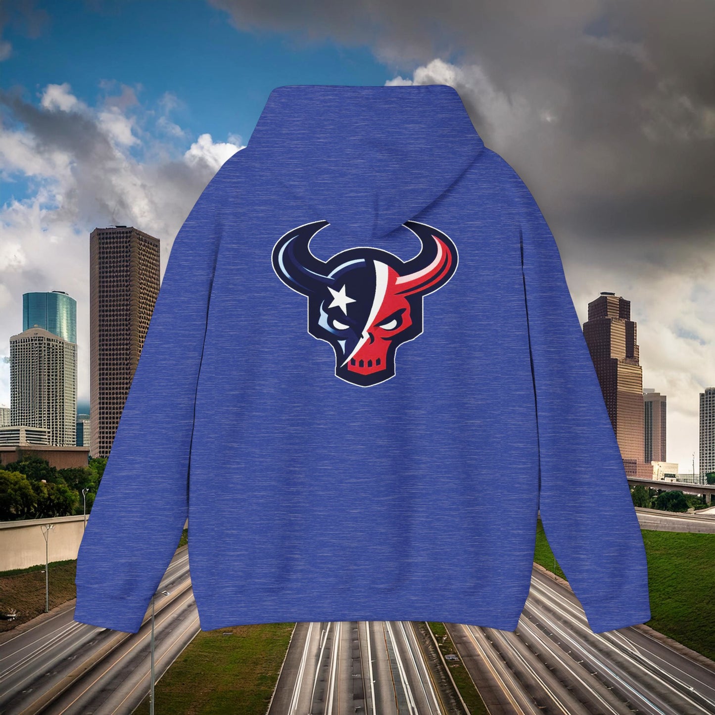 Houston Skull Hoodie