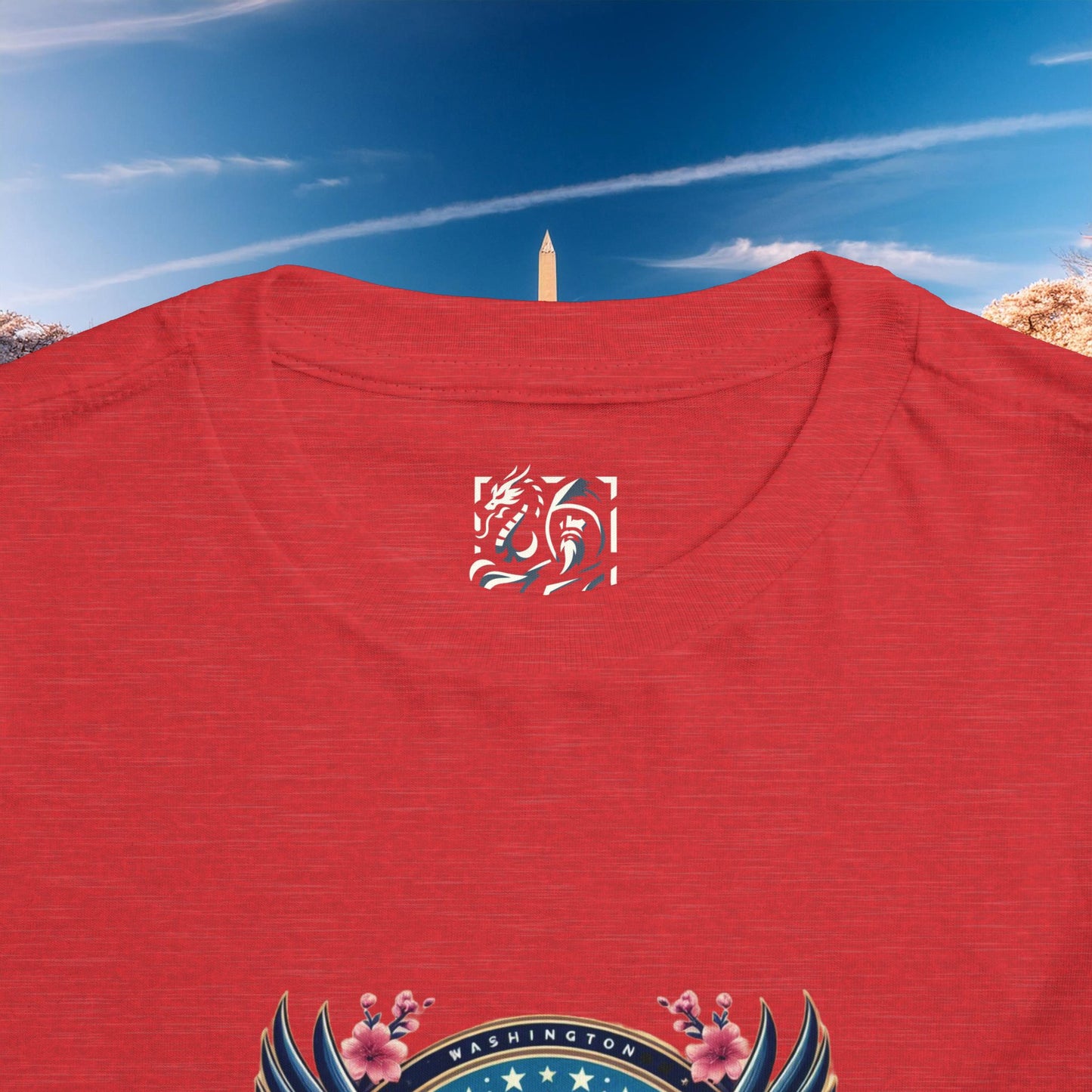 Washington Cherry Blossom Design Toddler Tee
