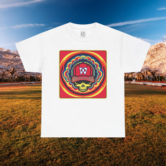 Psychedelic Funky W Skull Tee
