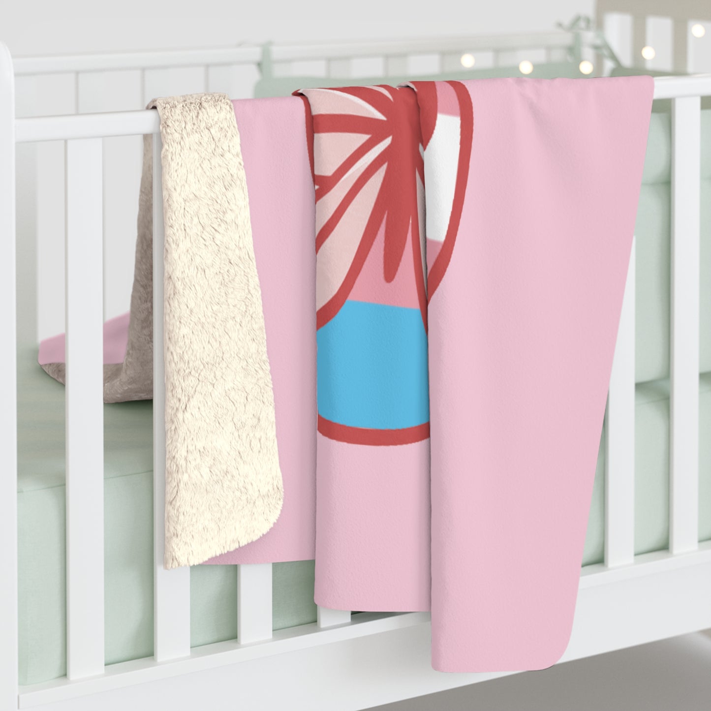 The T Elders Butterfly Sherpa Fleece Blanket