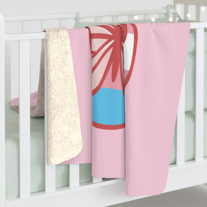 The T Elders Butterfly Sherpa Fleece Blanket