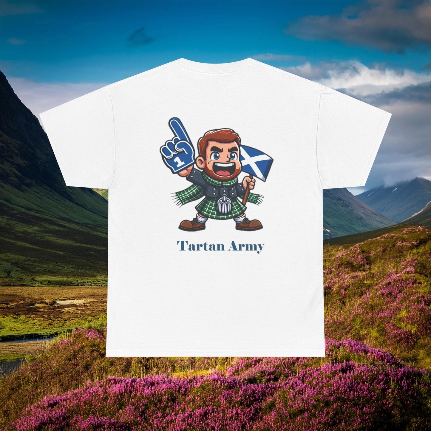Scotland Tartan Army Tee