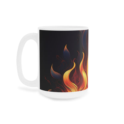 Flames Ceramic Mugs (11oz\15oz)
