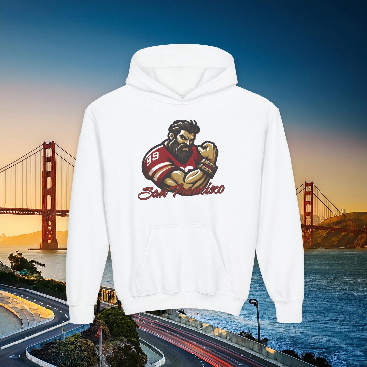 San Francisco Football Fan Youth Hoodie