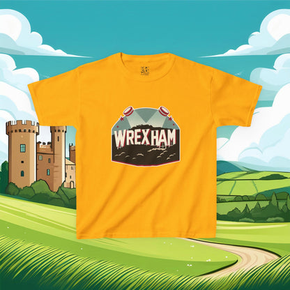 Wrexham Hollywood Sign Kids Tee