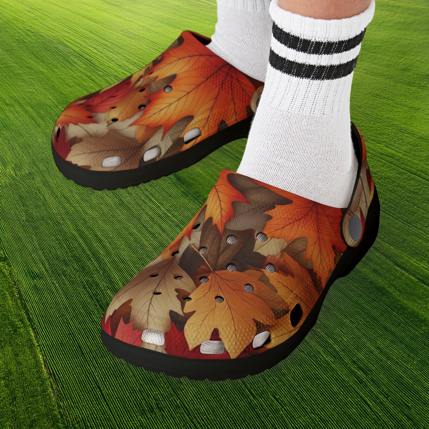 Autumn Leaves Kid's Foam Clogs