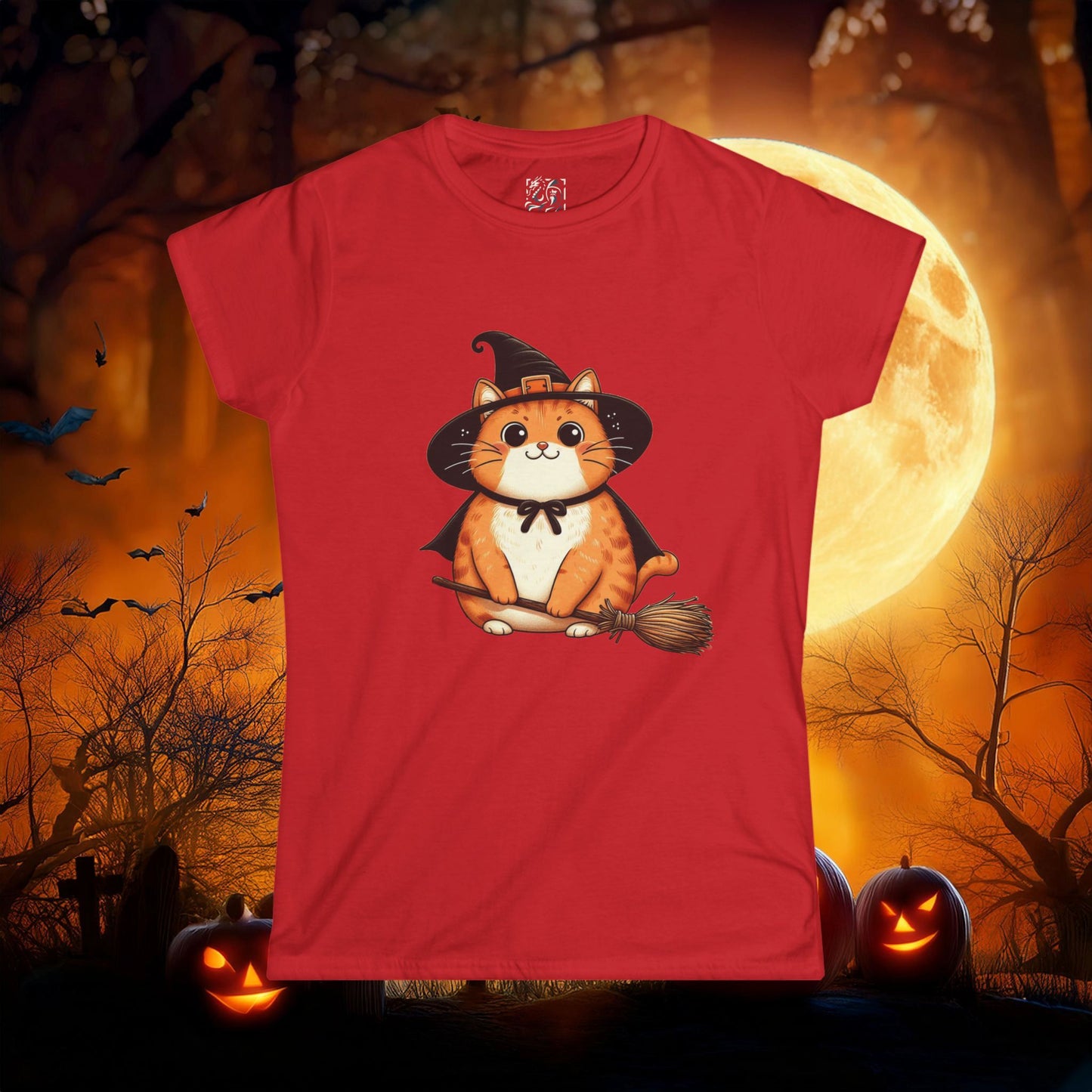 Trick or Treat Cat Women's Softstyle Tee