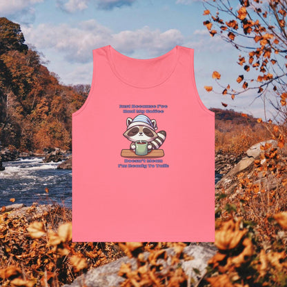 Raccoon Coffee Tank Top