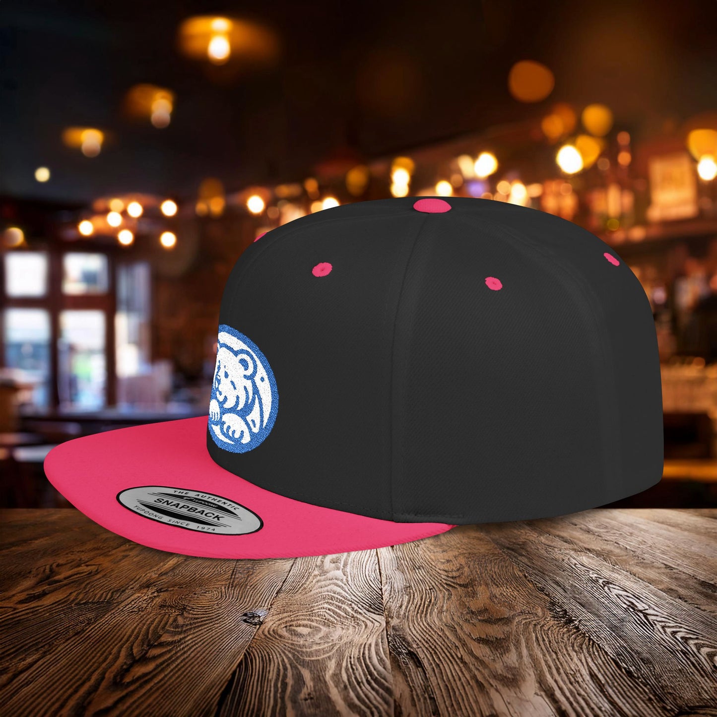 Bear Cub Flat Bill Snapback