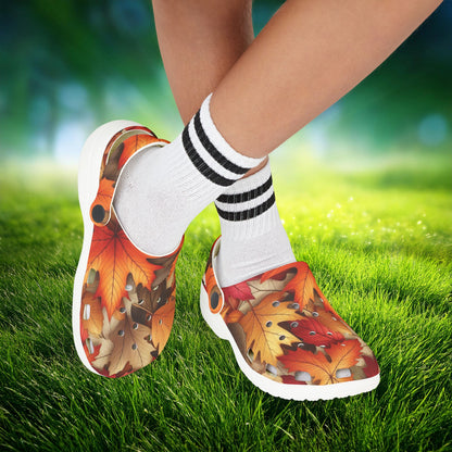 Autumn Leaves Kid's Foam Clogs