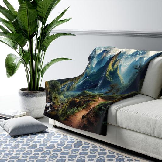 Cave of Wonders Sherpa Fleece Blanket
