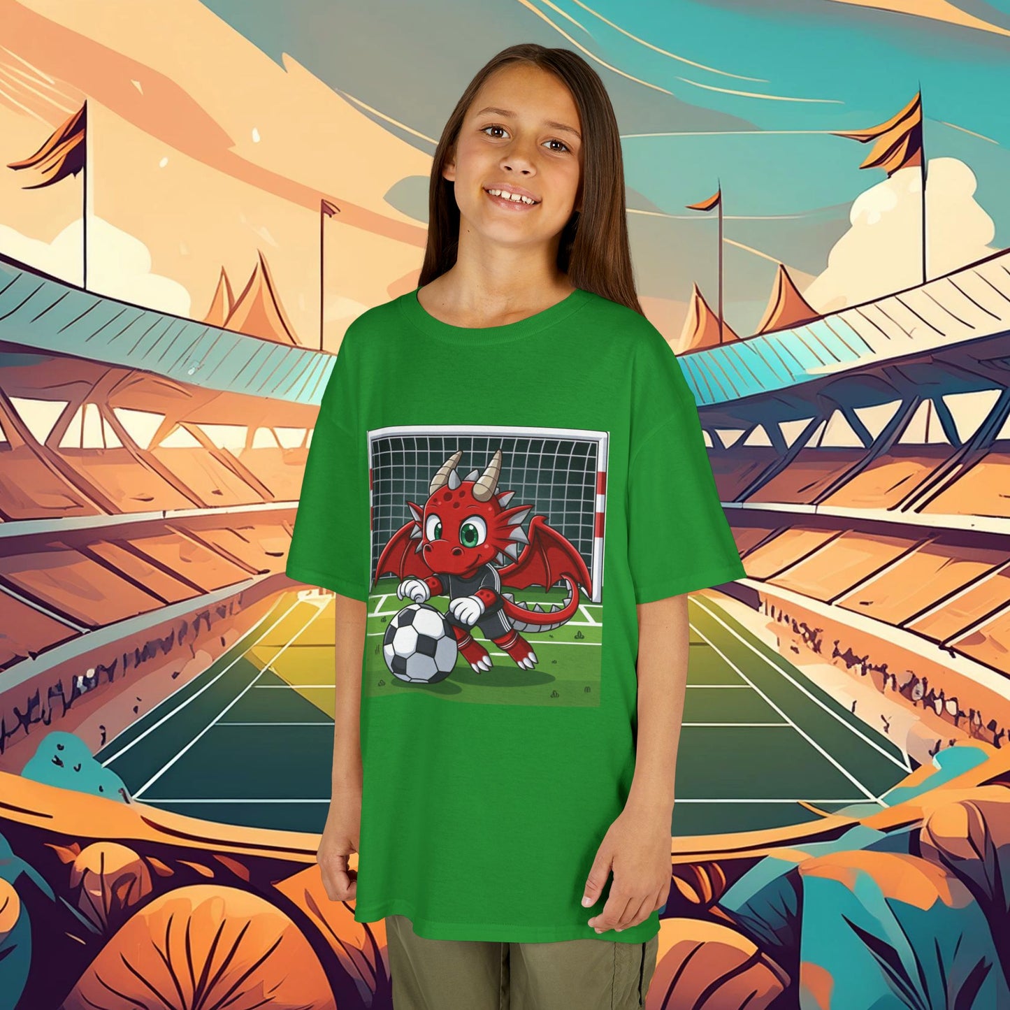 Wrexham Red Dragon Keeper Kids Tee