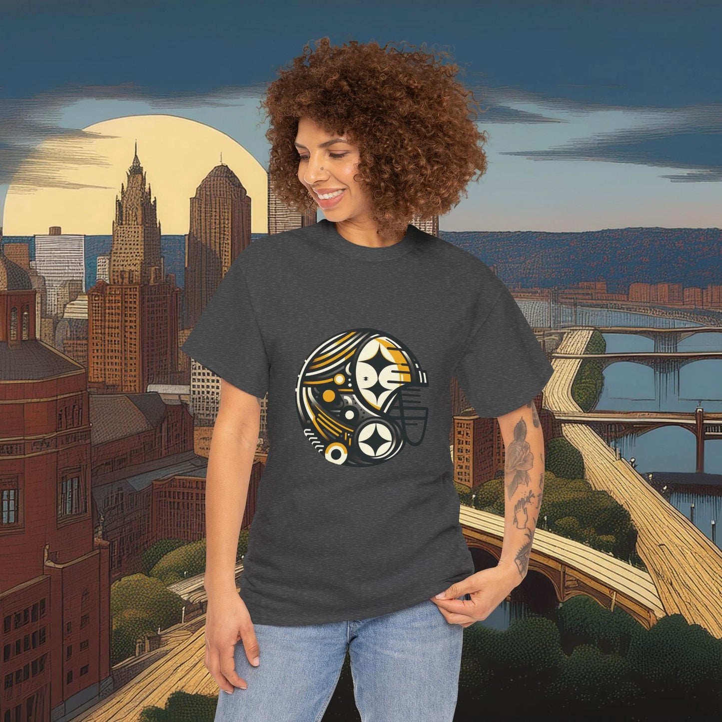 Pittsburgh Football Crest Tee