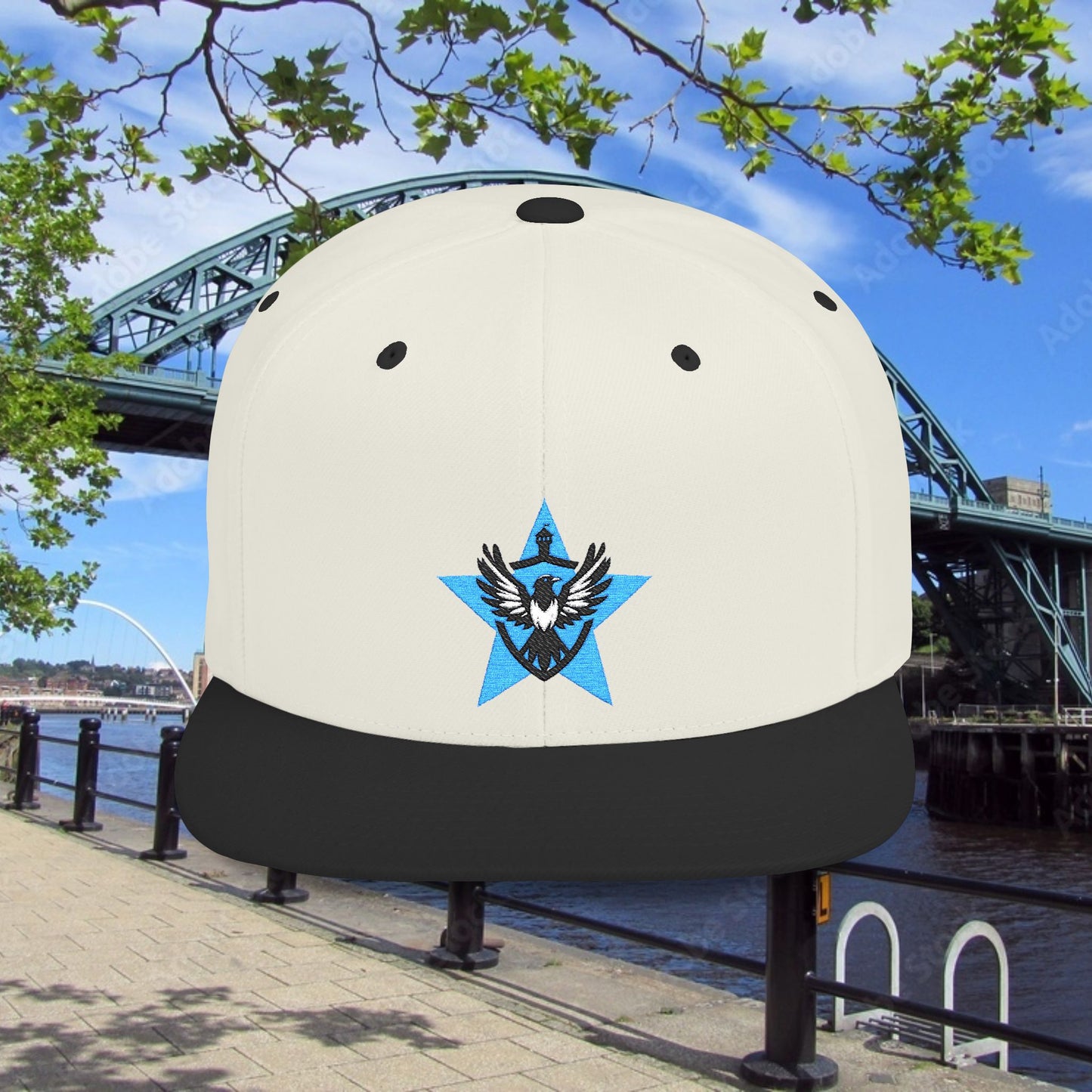 Newcastle United Blue Star Mags Flat Bill Snapback